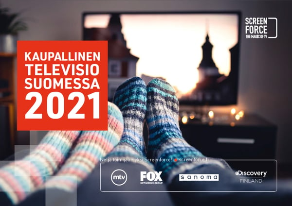 Uusi julkaisu: Kaupallinen televisio Suomessa 2021